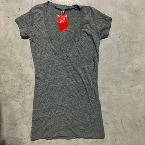 Self Apparel Deep V Tee